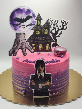 Toppere tort cu Wednesday pentru tort [6]