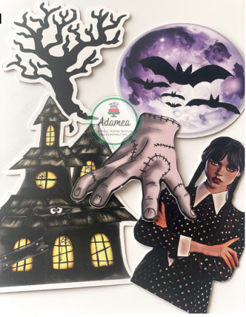 Toppere tort cu Wednesday pentru tort [2]