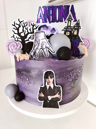 Toppere tort cu Wednesday pentru tort [8]