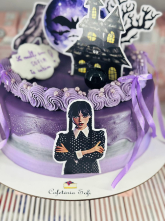 Toppere tort cu Wednesday pentru tort [9]