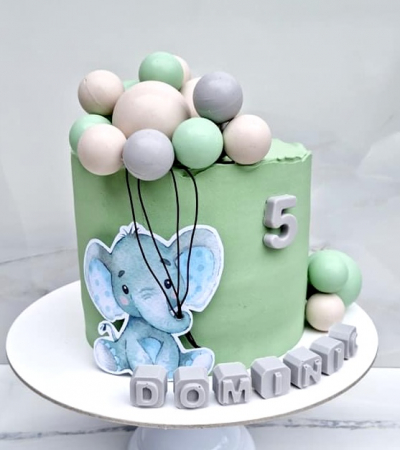 Topper cu elefant [3]