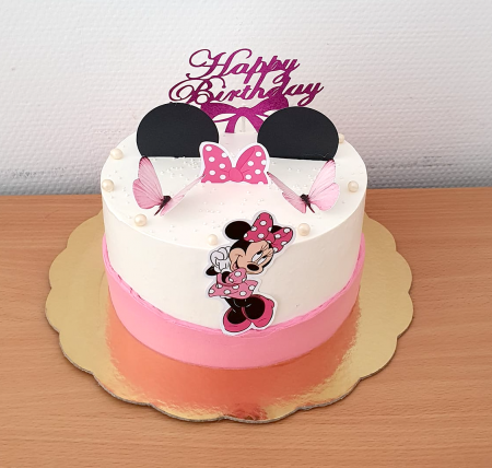 Topper frontal cu Minnie, pentru torturile cu baloane [1]