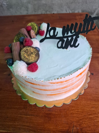 Topper La mulți ani negru mat [2]