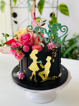 Topper Mr&Mrs auriu oglinda gold [1]