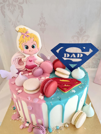 Cake Topper Supererou Albastru - ADAMEA [2]