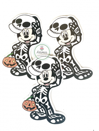 Topper tort cu Mickey de Halloween din carton