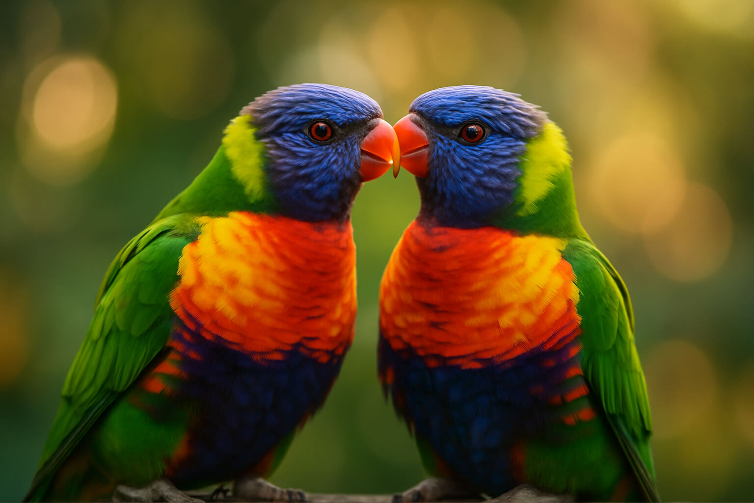 papagali, păsări colorate, natură, cuplu păsări,