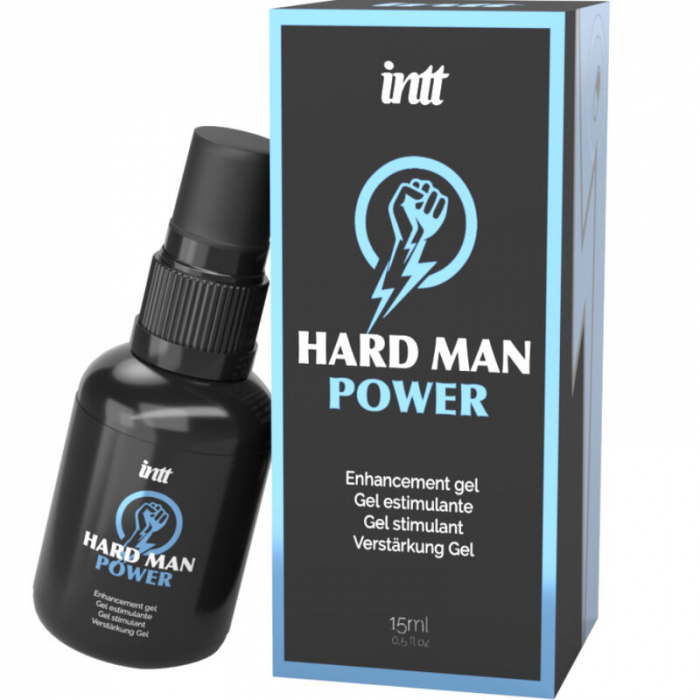 Gel stimulant Hard Man Power, pentru placere masculina intensificata, utilizare intima, 15 ml, formula avansata Intt [3]