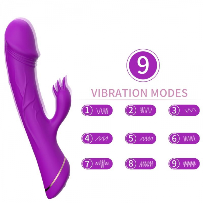 Vibrator Armony Iepuras Premium cu 2 Motoare pentru Stimulare Intensa si Personalizata [3]