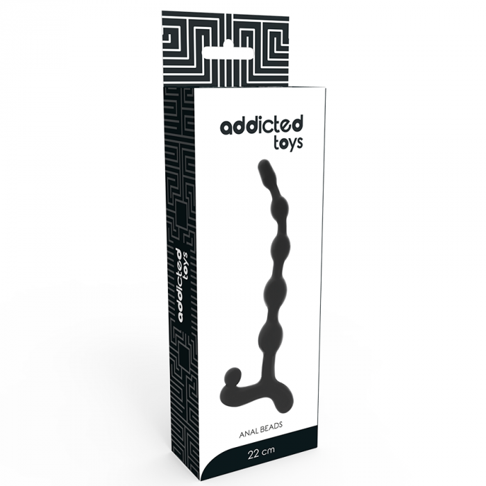 Bile anale, din TPR matasos, 22 cm, cu inel de extractie, ideal pentru începatori si avansati, marca Addicted Toys [6]
