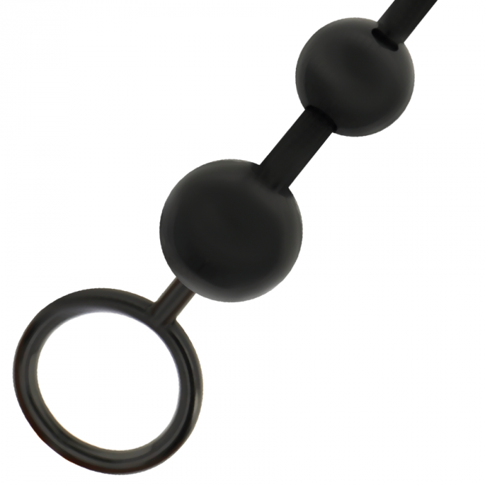 Bile anale din TPR moale si matasos, 29 cm, cu 8 bile, pentru începatori si avansati, Addicted Toys [4]