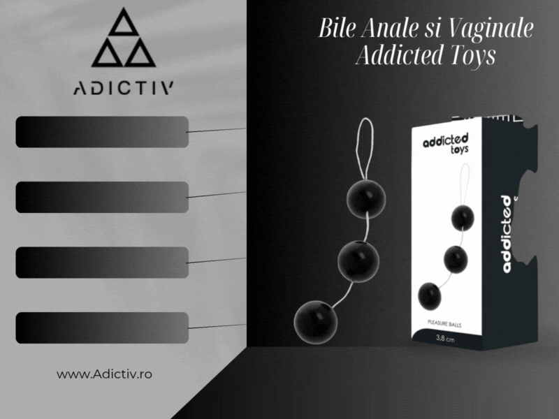 Bile Anale si Vaginale Addicted Toys Pleasure Balls 15 cm [2]