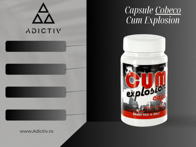 Capsule Cum Explosion - Supliment Natural pentru Calitatea si Fertilitatea Spermatozoizilor, 30 cps [2]