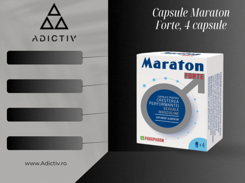 Capsule Maraton Forte pentru Cresterea Potentei Sexuale Masculine 4 capsule [2]