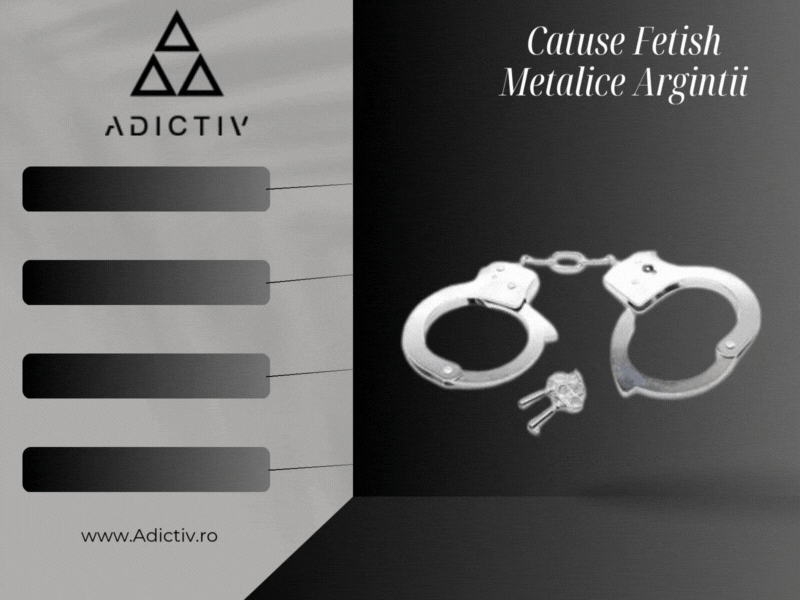 Catuse Fetish Metalice Argintii – Pentru Senzati Intense si Jocuri Erotice [2]