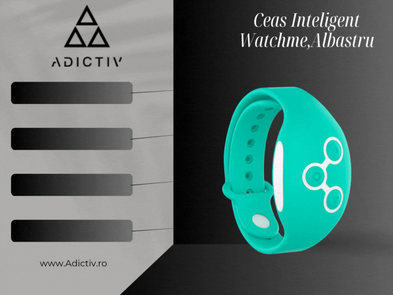 Ceas Inteligent Watchme pentru Controlul Jucariilor Sexuale, Albastru – Tehnologie Wireless [2]