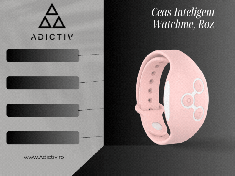 Ceas Inteligent Watchme pentru Controlul Jucariilor Sexuale, Roz – Tehnologie Wireless [2]