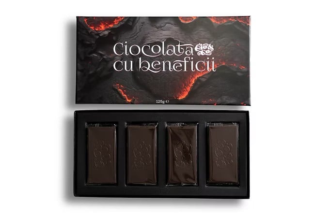 Ciocolata cu Beneficii "Feel Amazing" - Neagra, dar nu amara, cutie 8 bucati [2]
