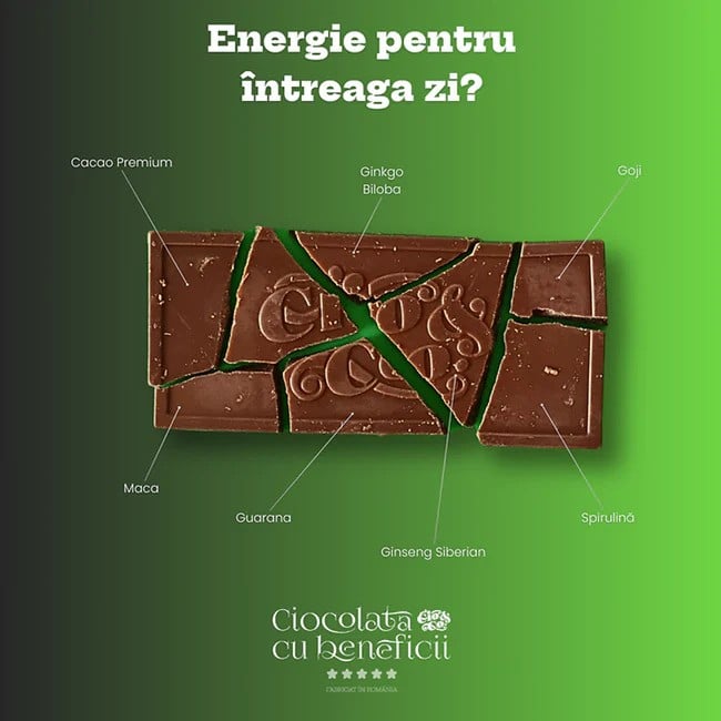 Ciocolata cu Beneficii "Intense Party" - Dulce cu lapte, cutie 8 bucati [7]