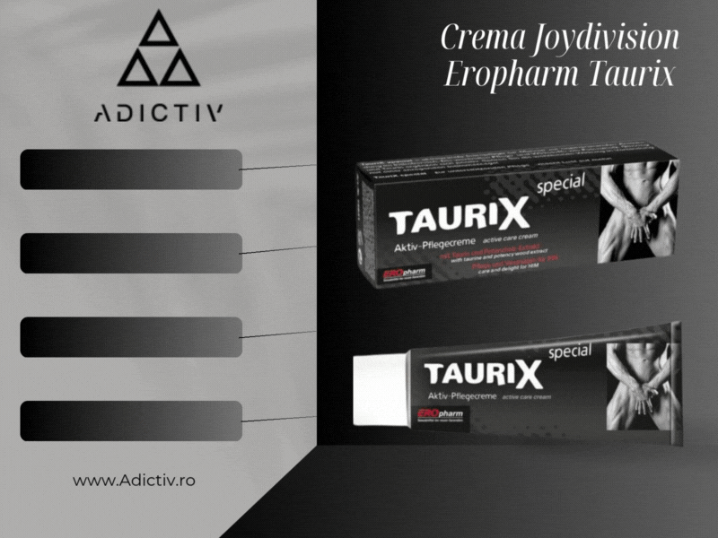 Crema Joydivision Eropharm Taurix pe Baza de Taurina 40 ml – Creste Virilitatea Masculina [2]