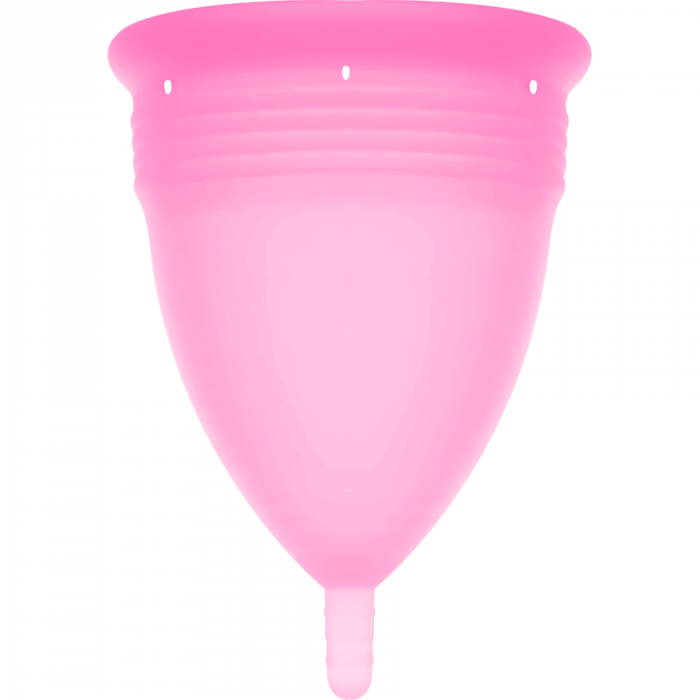 Cupa Menstruala Stercup Talia S, 100% Silicon FDA, 12 Ore Utilizare, Roz, Confortabila și Ecologica [4]
