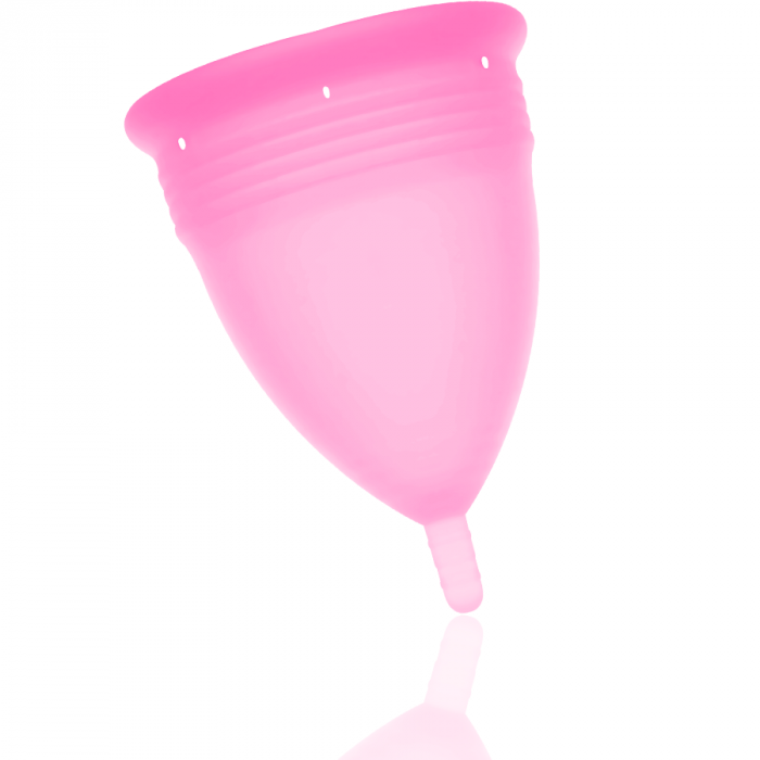 Cupa Menstruala Stercup Talia S, 100% Silicon FDA, 12 Ore Utilizare, Roz, Confortabila și Ecologica [3]