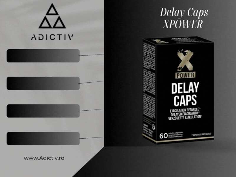 Delay Caps XPOWER pentru Intarzierea Ejacularii si Cresterea Rezistentei Sexuale - 60 Capsule [2]