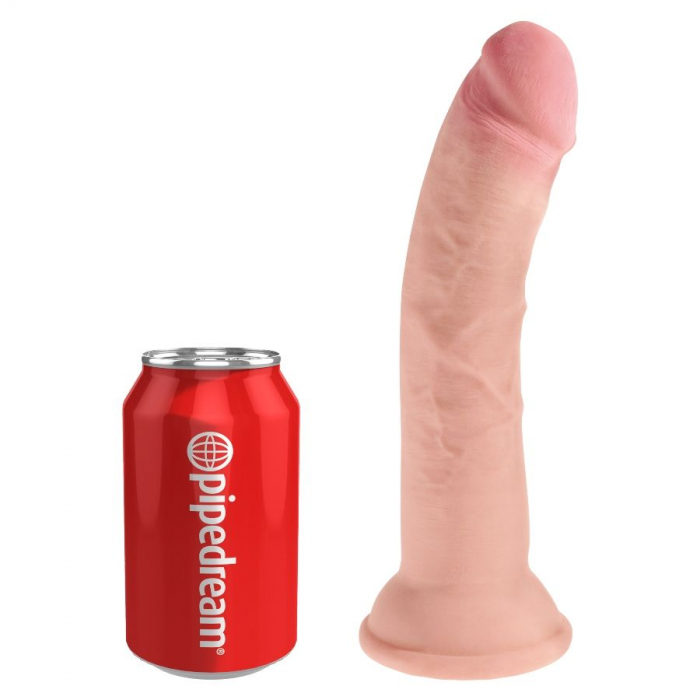 Dildo King Cock Tripla Densitate,  Realist, 20 cm cu Ventuza – Experienta Autentica si Flexibilitate Superioara [3]
