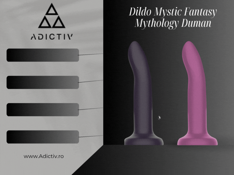 Dildo Mystic Fantasy Mythology Duman – Efect Termic, Silicon Premium, 14 cm [2]