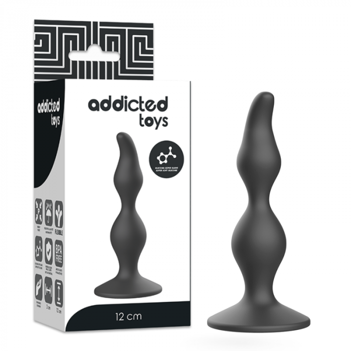 Dop Anal Addicted Toys din Silicon Medical, Ideal pentru incepatori - 12 x 3 cm [5]