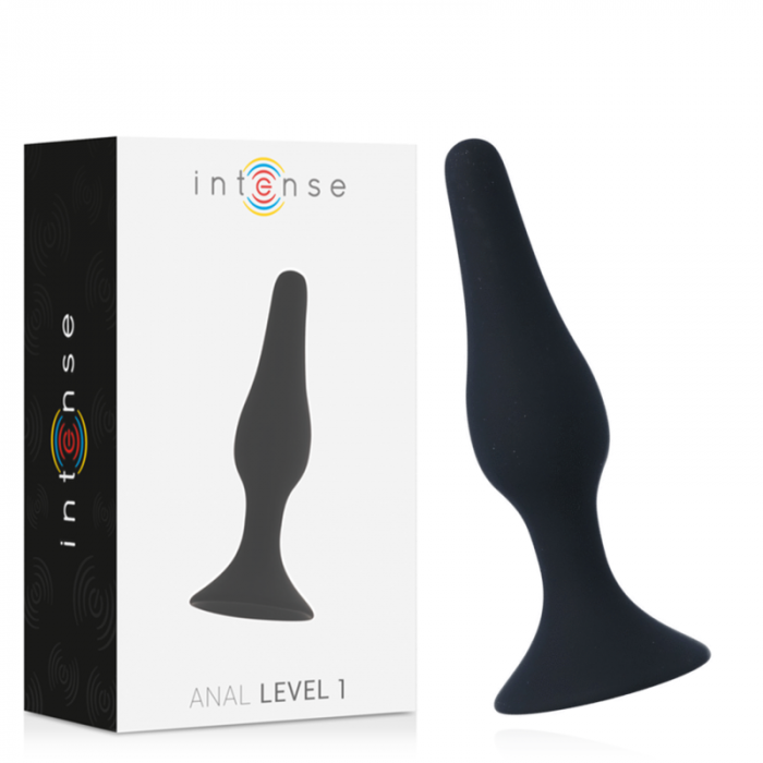 Dop Anal Intense Anal Level 1 Silicon Negru 10.5 cm [3]