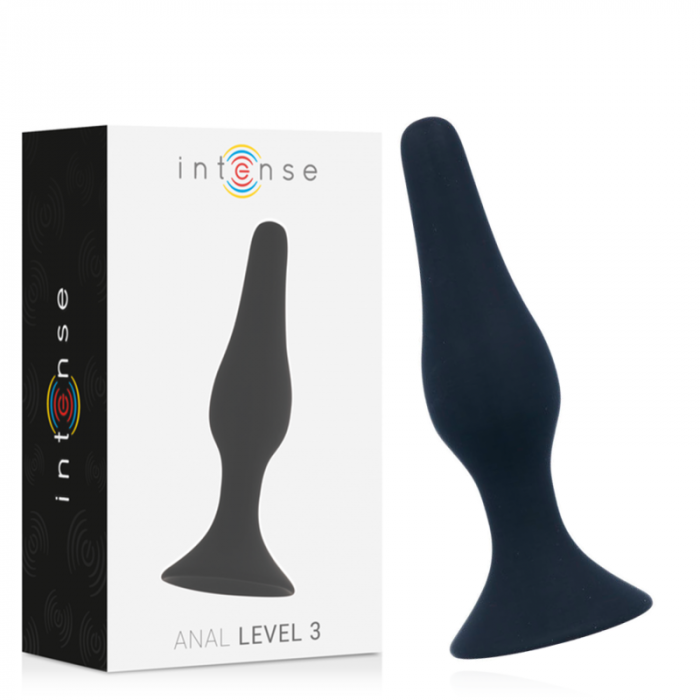 Dop Anal Intense Anal Level 3 Silicon Negru 12.5 cm [3]