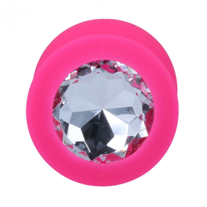 Dop Anal Intense Shelki Marime L Silicon Fucsia 9.2 cm [5]
