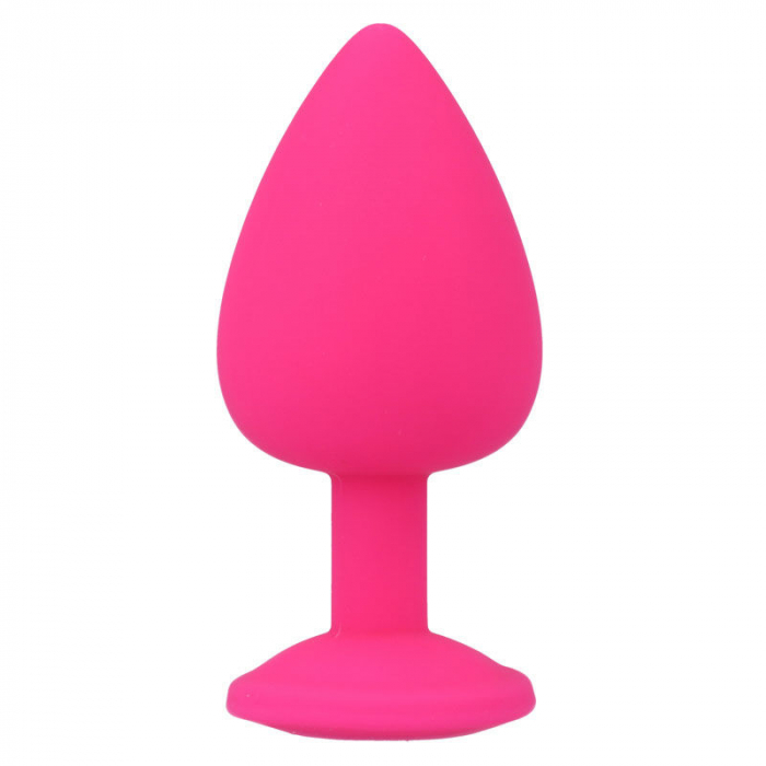 Dop Anal Intense Shelki Marime L Silicon Fucsia 9.2 cm [4]