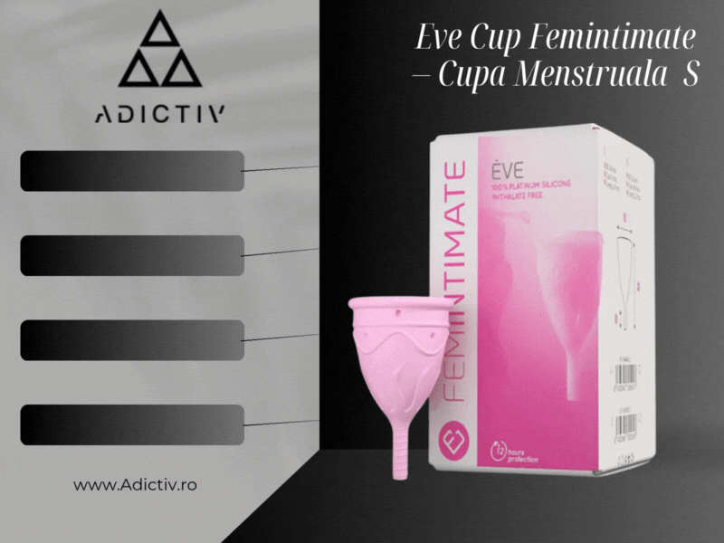 Eve Cup Femintimate – Cupa Menstruala Inovatoare, Confortabila si Ecologica, Talia S [2]