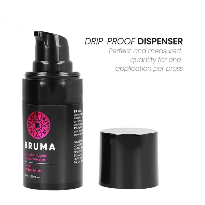 Gel Vibrator Lichid Bruma pentru Stimulare si Excitare, Aroma Bubblegum, 15 ml [6]