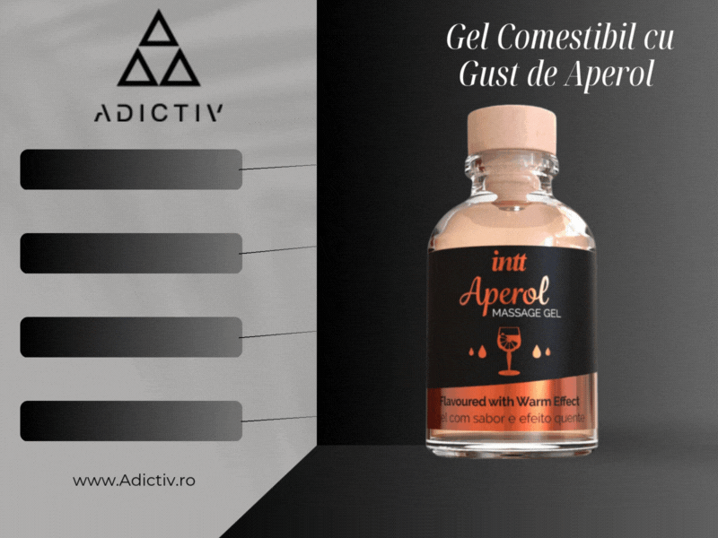 Gel Comestibil cu Gust de Aperol pentru Momente Intime Speciale, 30 ml [2]