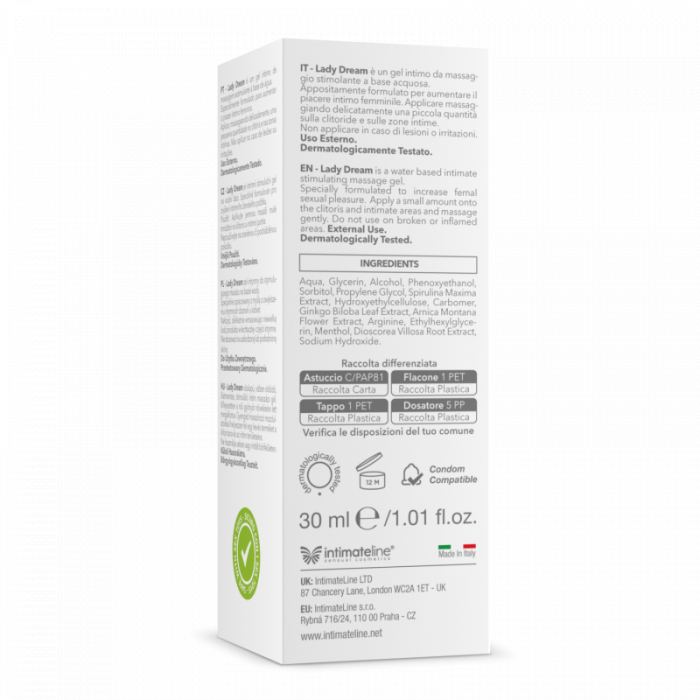 Gel Intimateline Lady Dream, 30 ml, pentru Stimulare Clitoris cu Efect Racoritor si Intensificarea Orgasmelor [5]