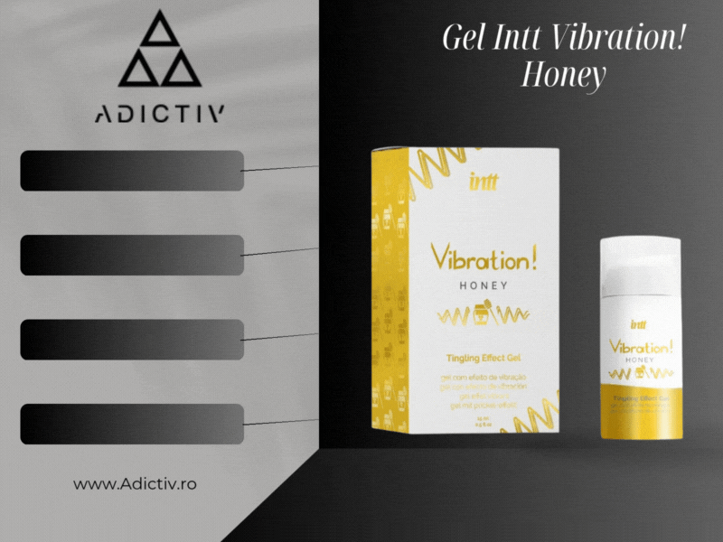 Gel Intt Vibration! Honey, cu Efect Vibrator, Aroma de Miere, 15 ml, Stimulator Unisex [2]