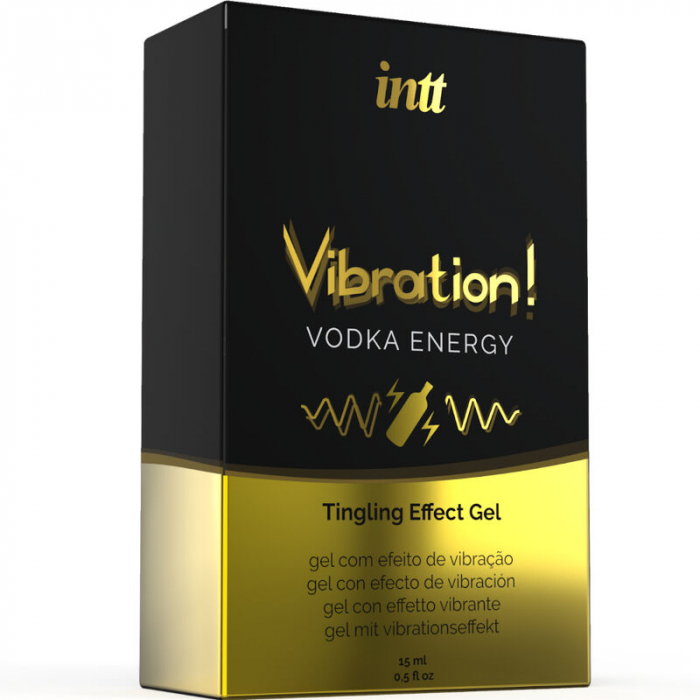 Gel stimulativ Vibration Vodka by INTT, lichid vibrat cu aroma de vodka si bautura energizanta, 15 ml [4]