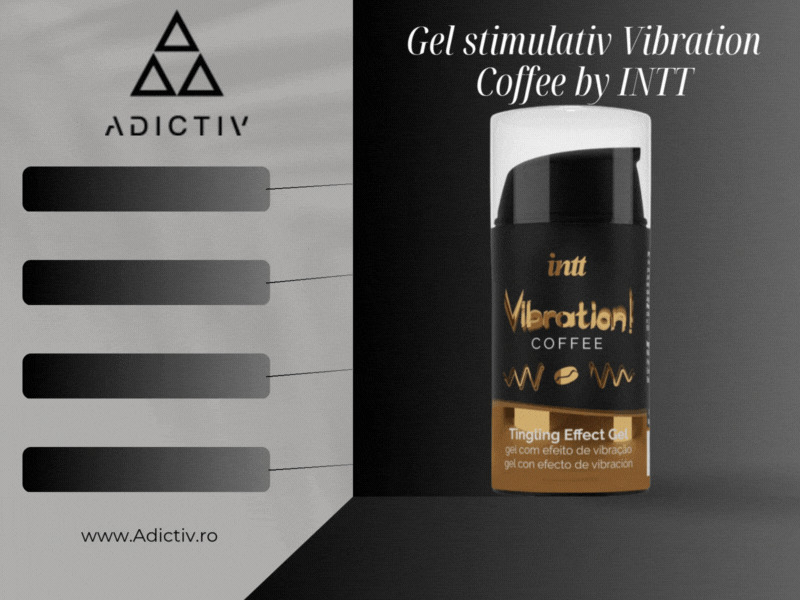 Gel stimulativ Vibration Coffee by INTT, lichid vibrat cu aroma dulce de cafea, 15 ml [2]