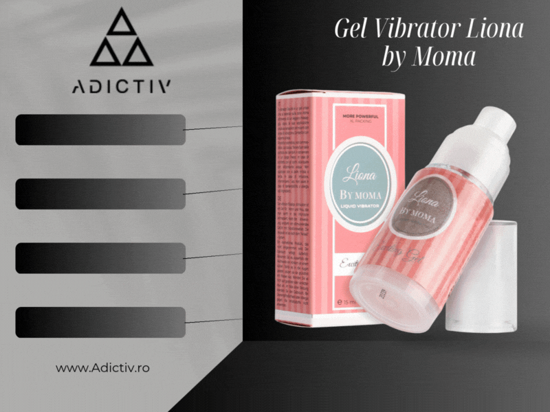 Gel Vibrator Liona by Moma - Stimulent Intim cu Efect Imediat, Aroma Nori de Bumbac 15 ml [2]