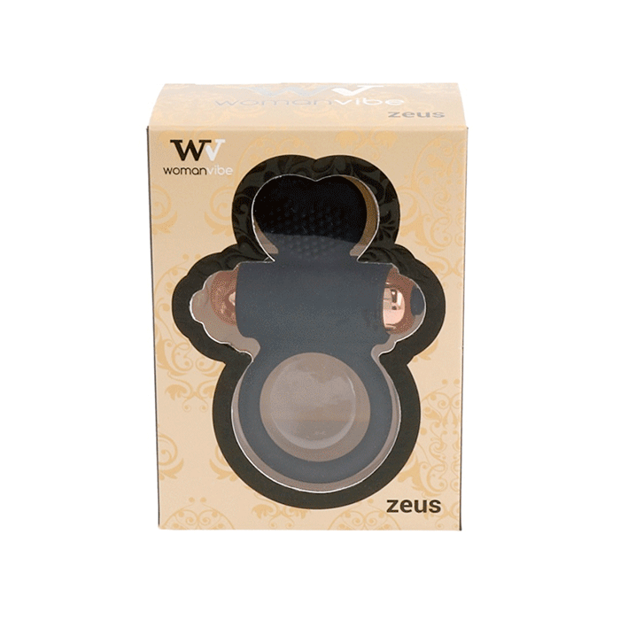 Inel Penis Vibrator Womanvibe Zeus din Silicon [9]