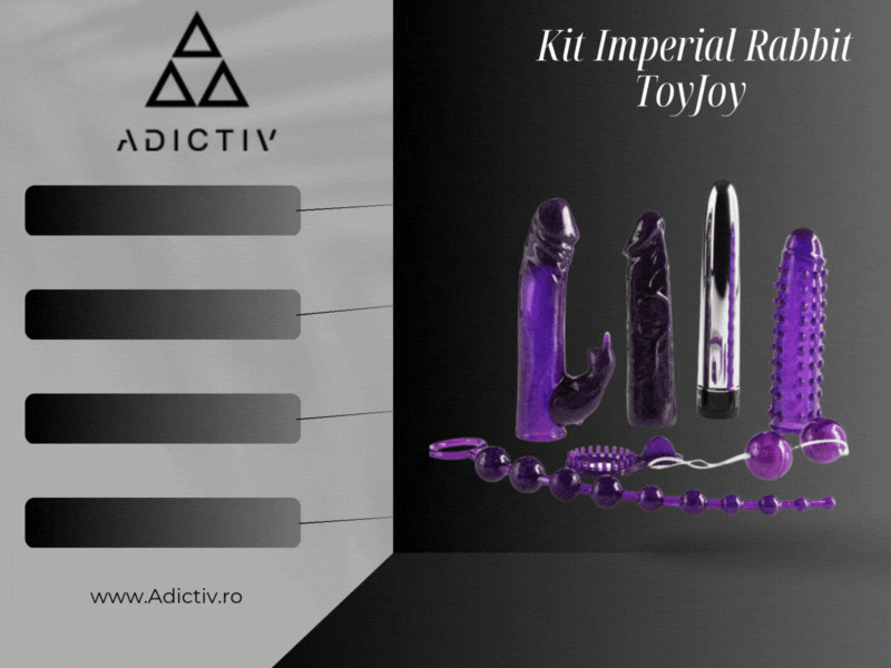 Kit Imperial Rabbit ToyJoy – Set de 7 Jucarii Erotice pentru Placere Intensa [2]