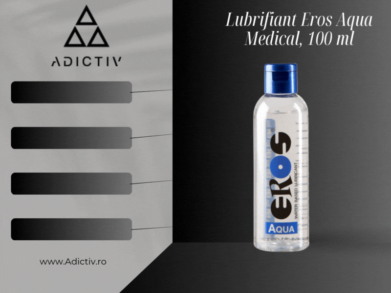 Lubrifiant Eros Aqua Medical pe Baza de Apa, 100 ml, Hidratare Intensa si Alunecare Perfecta [2]