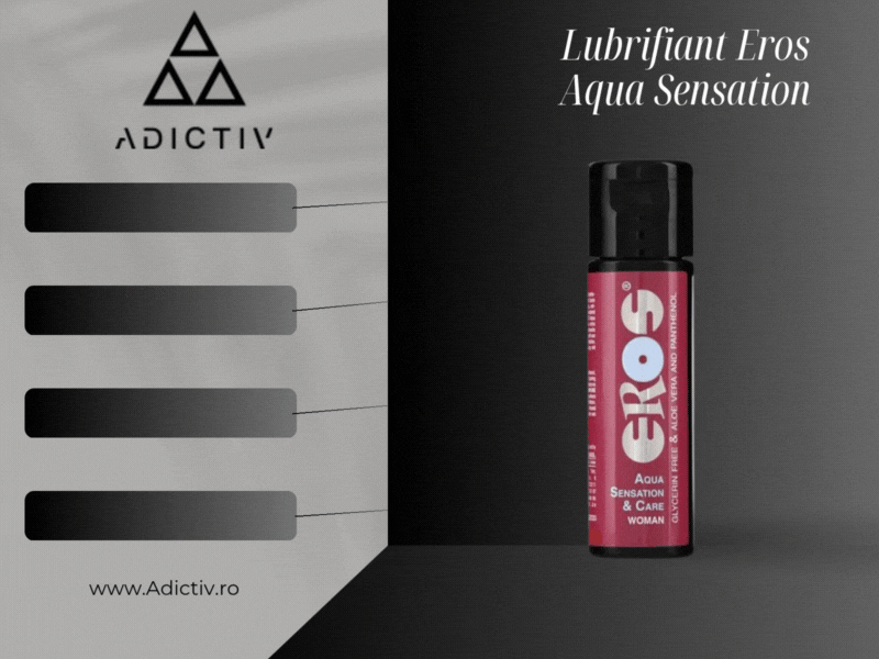 Lubrifiant Eros Aqua Sensation & Care Woman, pe baza de apa, pentru femei, 30 ml [2]