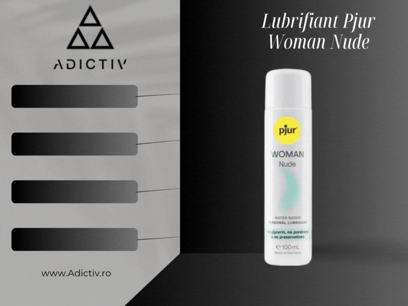 Lubrifiant Pjur Woman Nude pe Baza de Apa 100 ml – Fara Parabeni, Glicerina sau Conservanti, Ideal pentru Piele Sensibila [2]