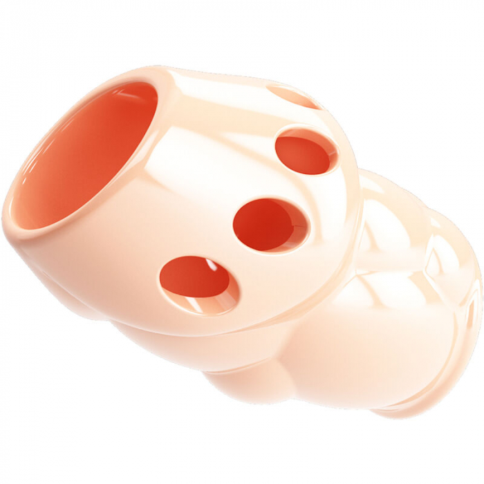 Manson pentru Penis din TPR, Culoare Naturala, pentru Rezistenta si Performanta Imbunatatita [8]