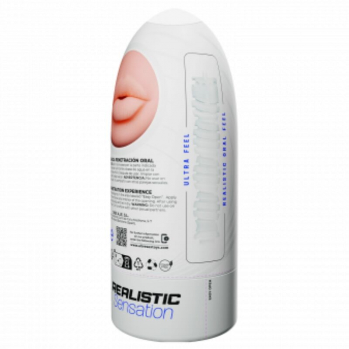 Masturbator Alive Flex Realist Gura, Marime M, 16 x 6 cm, din TPE [5]