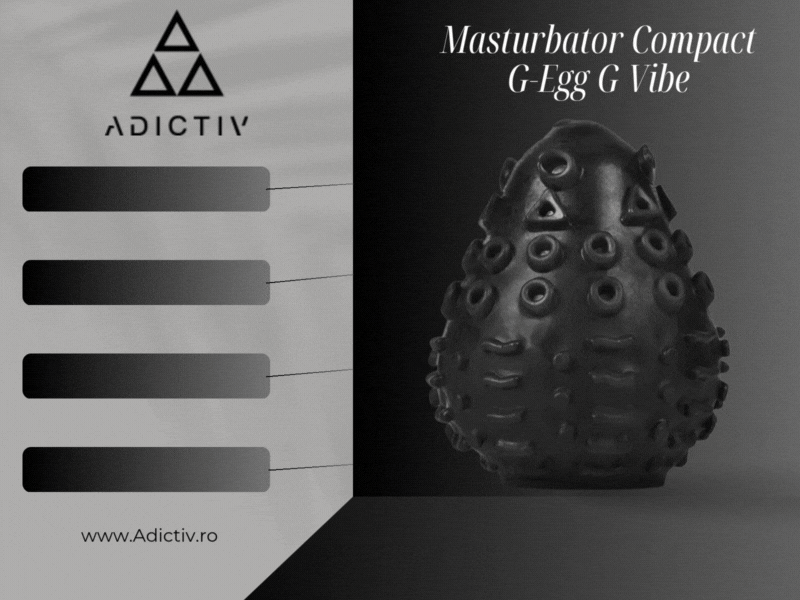 Masturbator Compact G-Egg G Vibe cu Texturi 3D - Stimuleaza Intens si Discret [2]